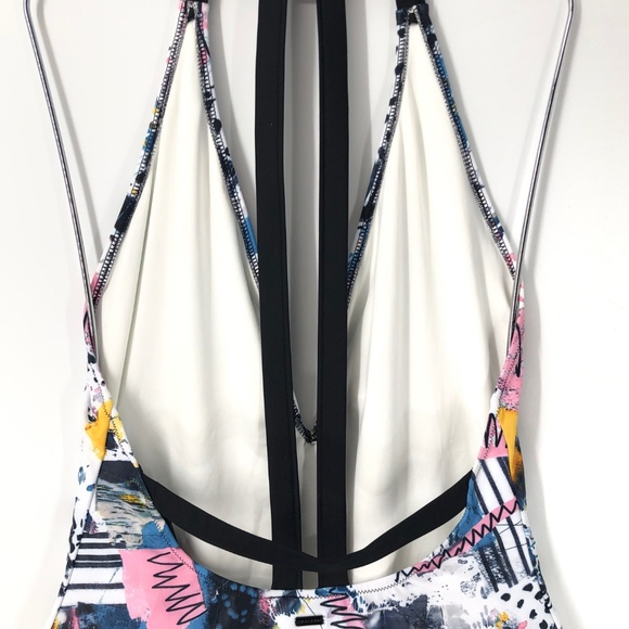 Volcom Collage Dropout Plunging One Piece XL - Picture 6 of 8